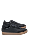 CLAE Deane Leather Trainers, Black/Dark Gum