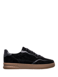 CLAE Haywood Leather Trainers, Black/Dark Gum