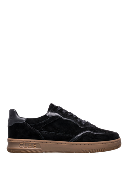 CLAE Haywood Leather Trainers, Black/Dark Gum, Black/Dark Gum