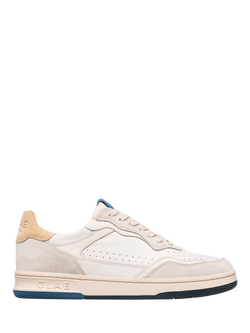 CLAE Haywood Leather Trainers, Off White, Off White