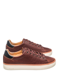 CLAE Bradley Leather Trainers, Cocoa