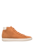 CLAE Bradley Leather Mid-Top Trainers, Wheat