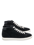 CLAE Bradley Leather Mid-Top Trainers, Black