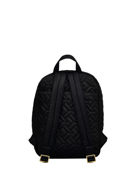 Radley Holland Park Responsible Quilted Medium Zip Top Backpack, Black - view 2, Black