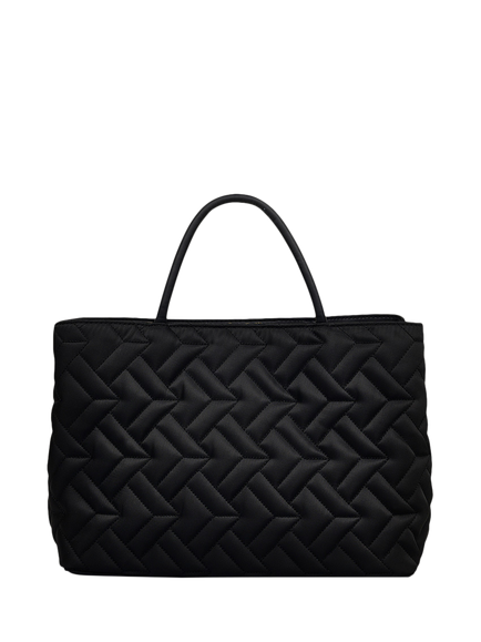Radley Holland Park Responsible Quilted Medium Zip Top Grab Bag, Black - view 2, Black