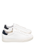 CLAE Bradley Venice Leather Trainers, White Leather Navy