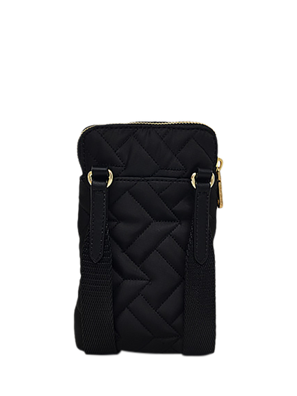 Radley Holland Park Responsible Quilted Medium Zip Around Phone Cross Body Bag, Black - view 2, Black
