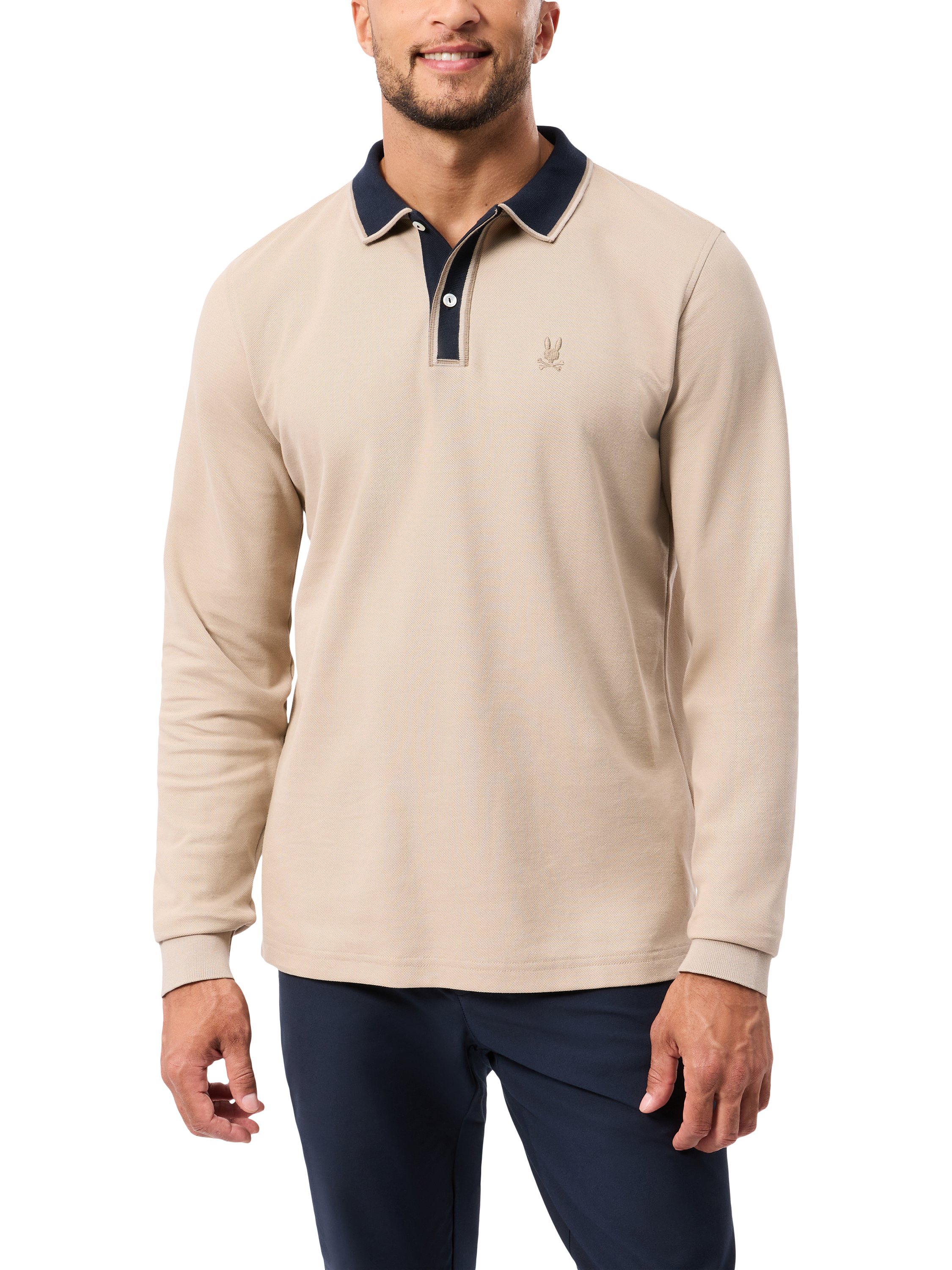 Psycho Bunny Pique Polo Shirt, Stone