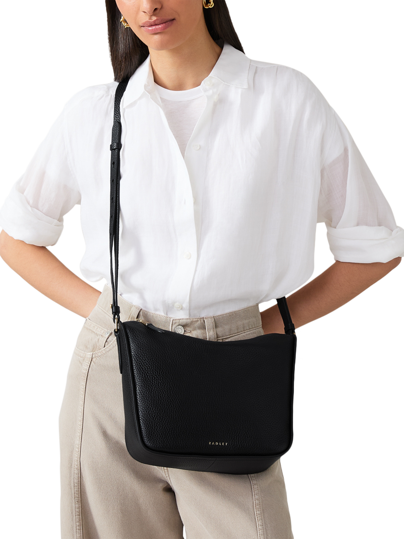 Product image 5 of 5, which shows Radley Oak Street Cross Body Bag, Black