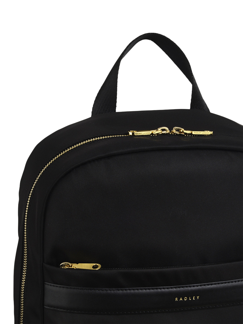 Product image 4 of 5, which shows Radley Holland Park Recycled Plastic Backpack, Black, One Size