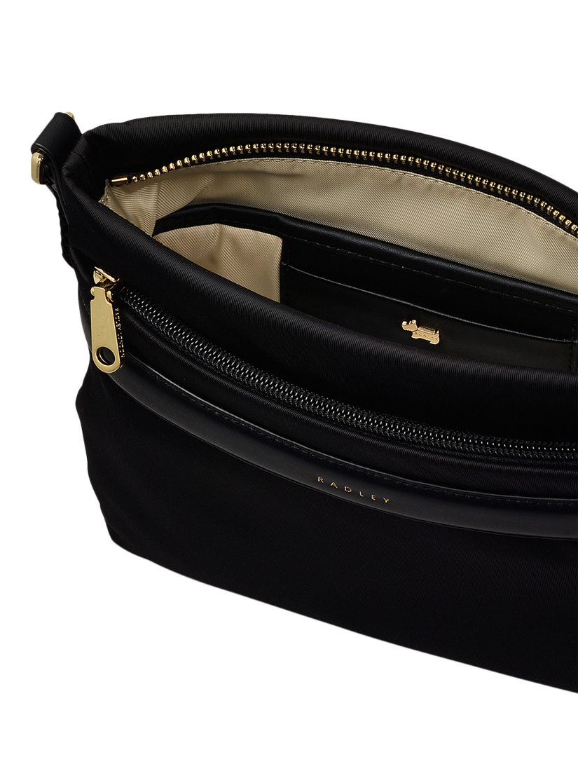 Product image 3 of 5, which shows Radley Holland Park Recycled Plastic Cross Body Bag, Black, One Size