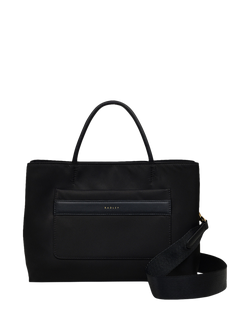 Radley Holland Park Responsible Medium Zip Top Grab Bag, Black, Black