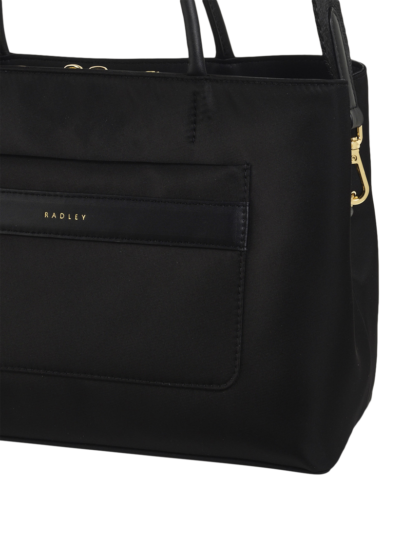 Product image 4 of 5, which shows Radley Holland Park Responsible Medium Zip Top Grab Bag, Black
