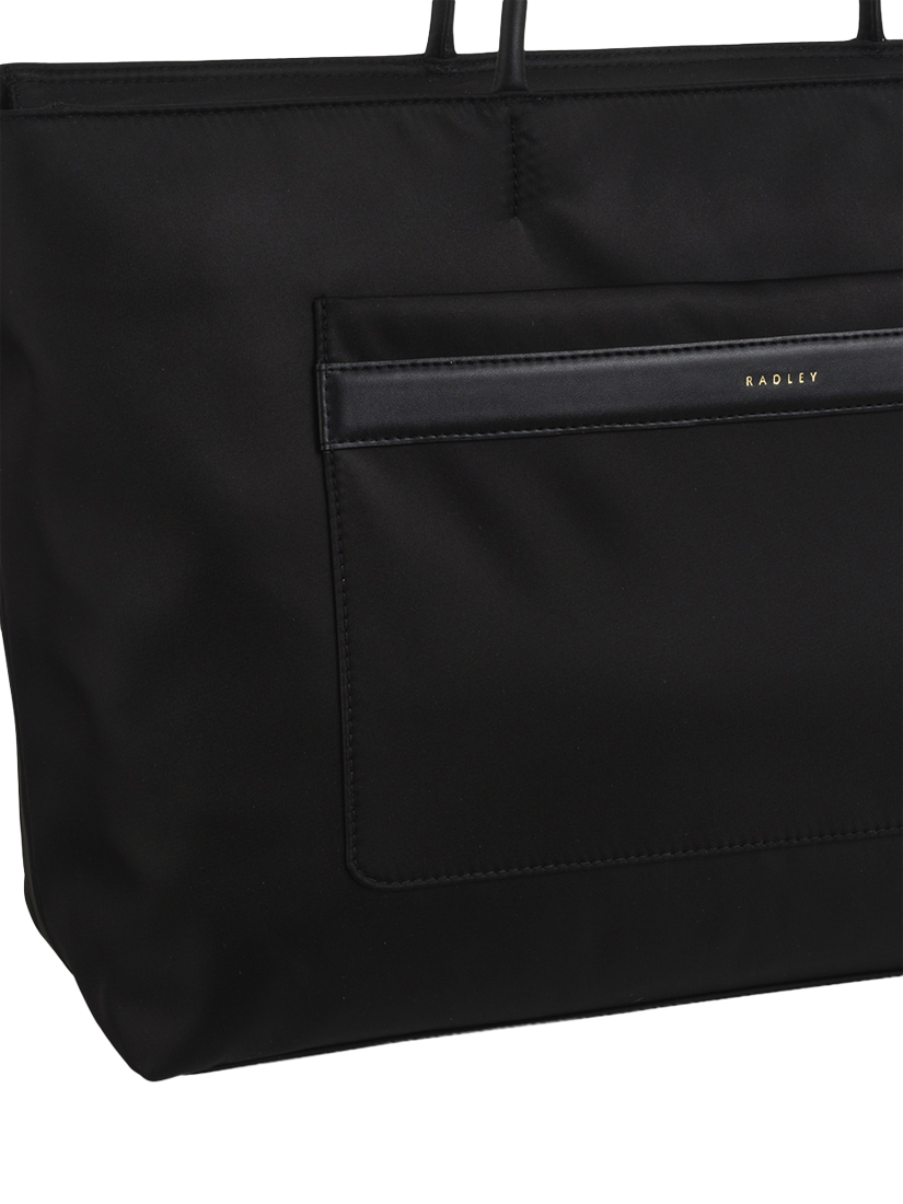 Product image 6 of 7, which shows Radley Holland Park Responsible Large Zip Top Tote Bag, Black