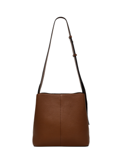 Radley Dukes Place Leather Medium Compartment Crossbody Bag - view 2, Saddle