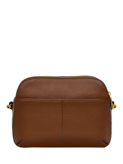 Radley Dukes Place Leather Medium Zip Top Cross Body Bag - view 2, Saddle