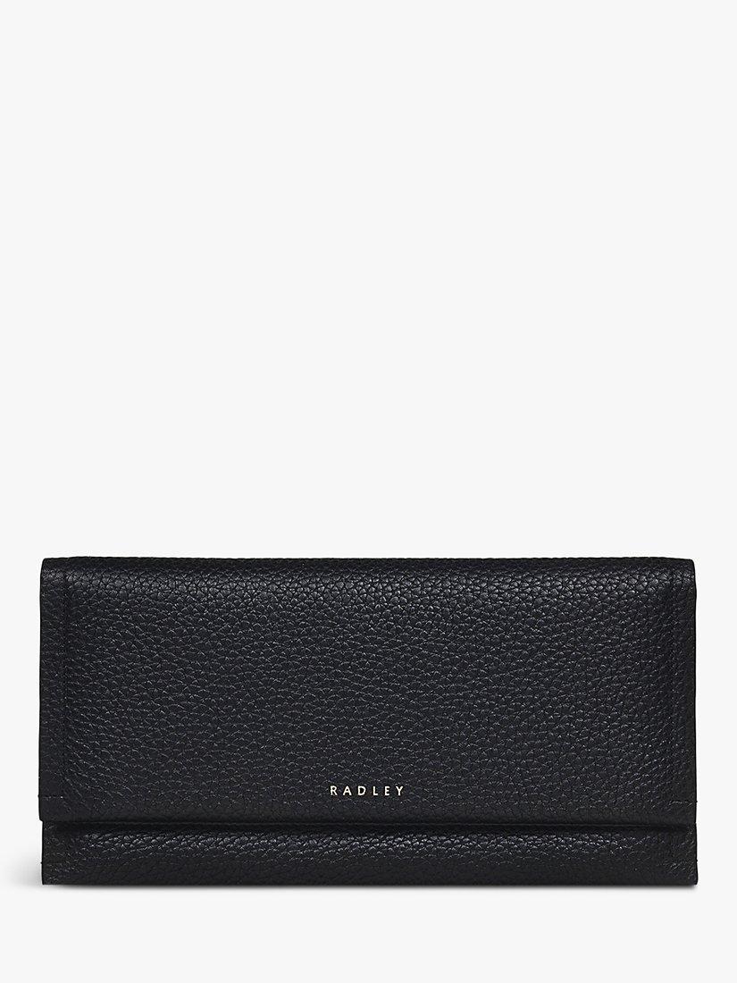 Product image 1 of 4, which shows Radley Oak Street Large Leather Purse, Black, One Size