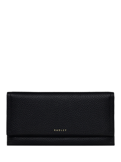 Radley Oak Street Large Leather Purse, Black