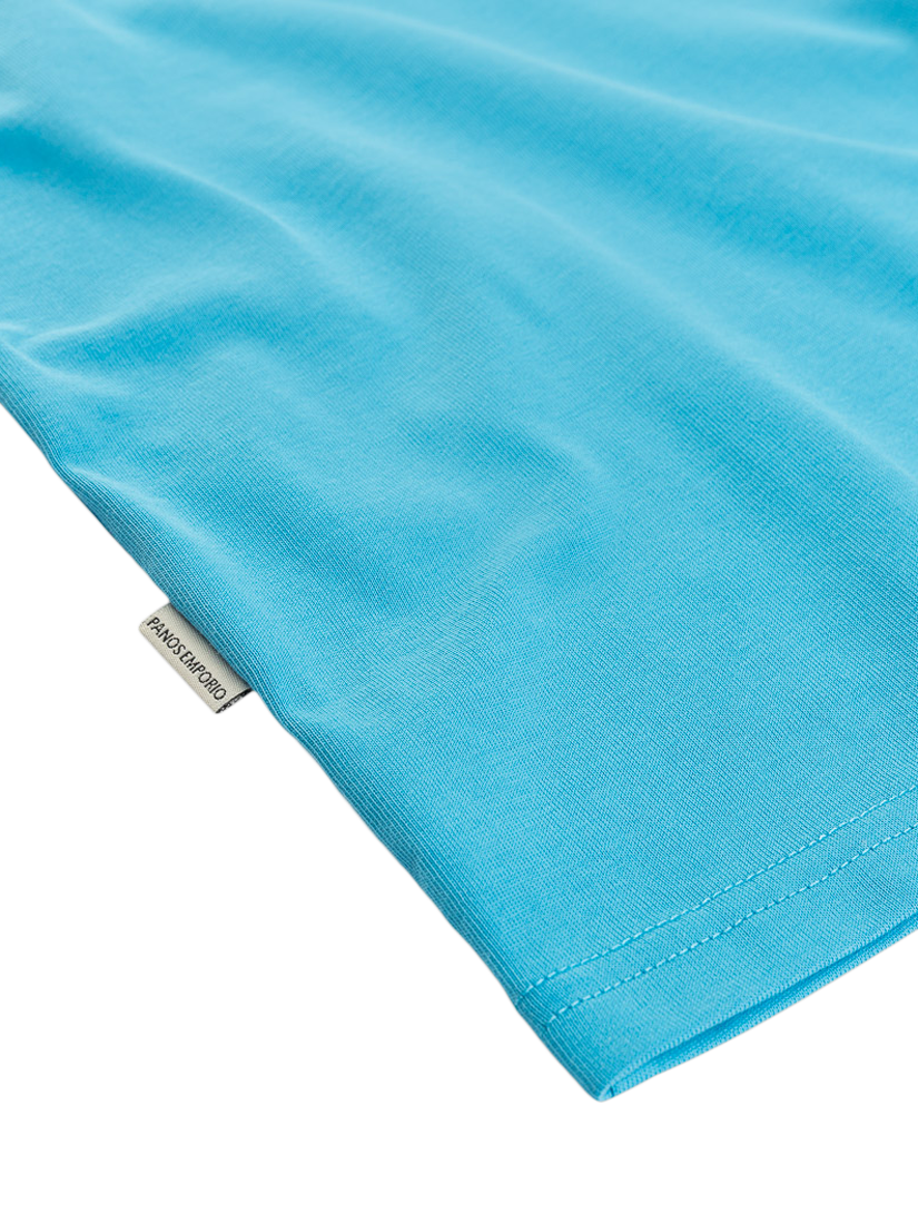 Product image 4 of 4, which shows Panos Emporio Element Organic Cotton T-Shirt, Aquarius, S
