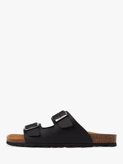 V.GAN Vegan Mango Double Buckle Sandal - view 2, Black
