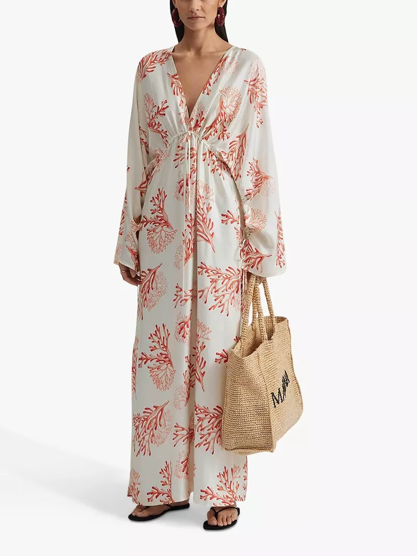 Malina Kimberly Maxi Dress Cream Coral