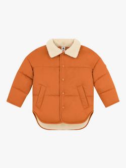 Petit Bateau Kids' Sherpa Jacket, Ecureuil