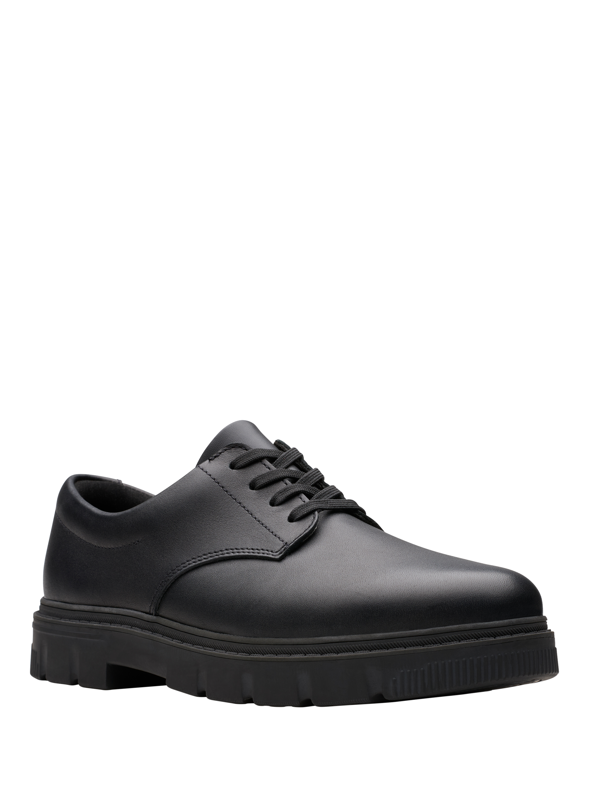 Clarks girls lace up school shoes clearance