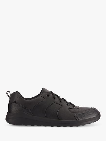 Clarks Kids' Daze Loop School Shoes, Black, Black