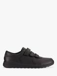 Clarks Kids' Daze Step 2 School Shoes, Black Leather