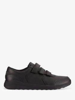 Clarks Kids' Daze Step 2 School Shoes, Black Leather, Black Leather