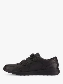 Clarks Kids' Daze Step 2 School Shoes, Black Leather - view 2, Black Leather