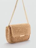 Mango Madrid Straw Crossbody Bag