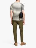 SISLEY Stripe Cotton Blend T-Shirt