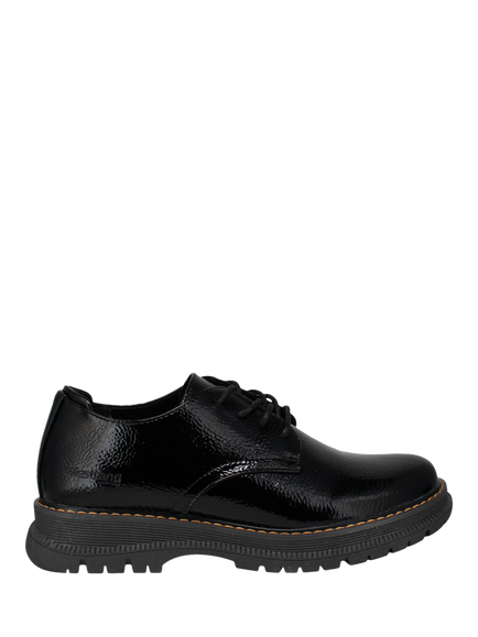 Westland by Josef Seibel Peyton 10 Patent Chunky Derby Shoes, Black - view 2, Black