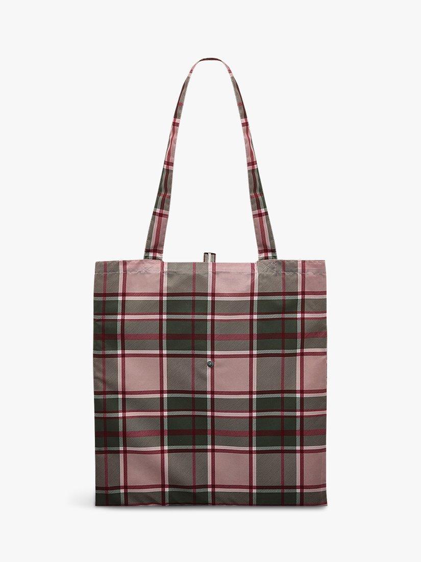 NWT popular Tommy Hilfiger Plaid Tote Handbag Red