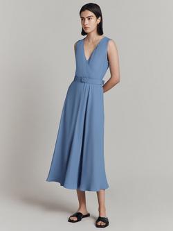 Ghost Ivy Midi Dress, Blue, Blue