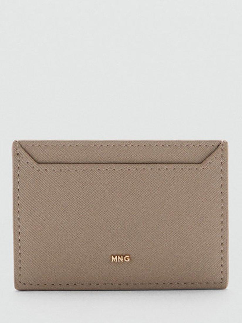 Mango Martes Card Holder, Taupe