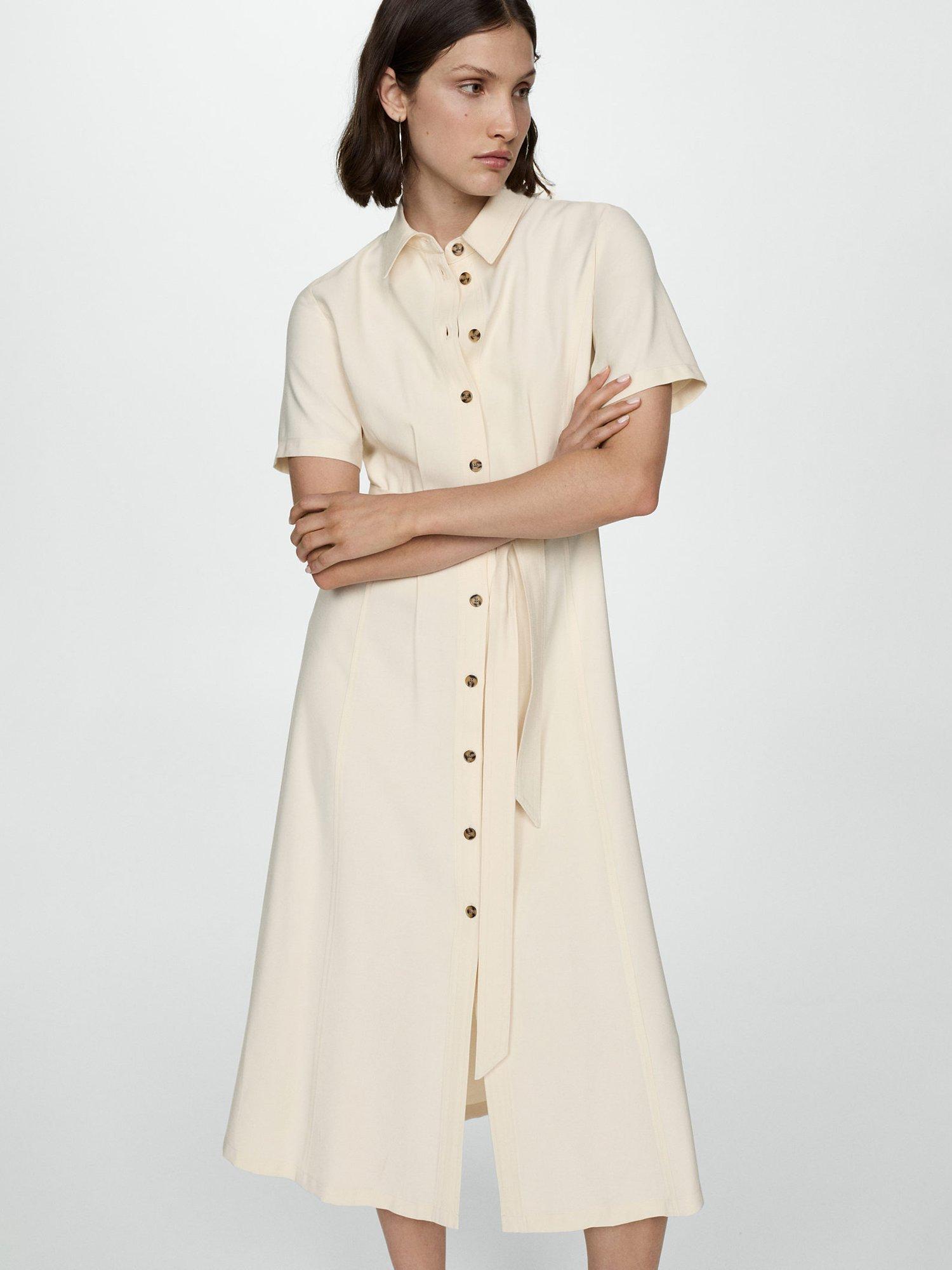 Mango button dress hotsell