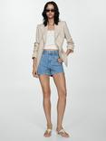 Mango Clea High Waisted Denim Shorts