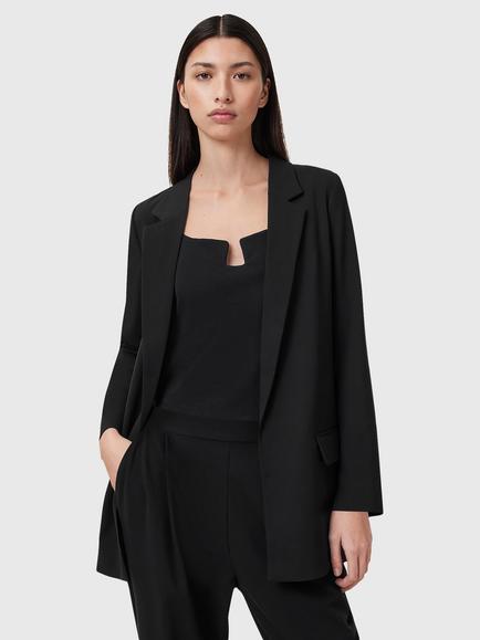 AllSaints Aleida Blazer, Black, Black