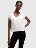 AllSaints Anna V-Neck T-Shirt, White