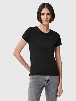 AllSaints Stevie Pure Organic Cotton T-Shirt, Black