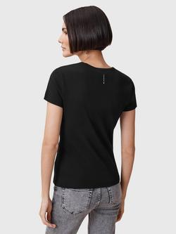 AllSaints Stevie Pure Organic Cotton T-Shirt - view 2, Black