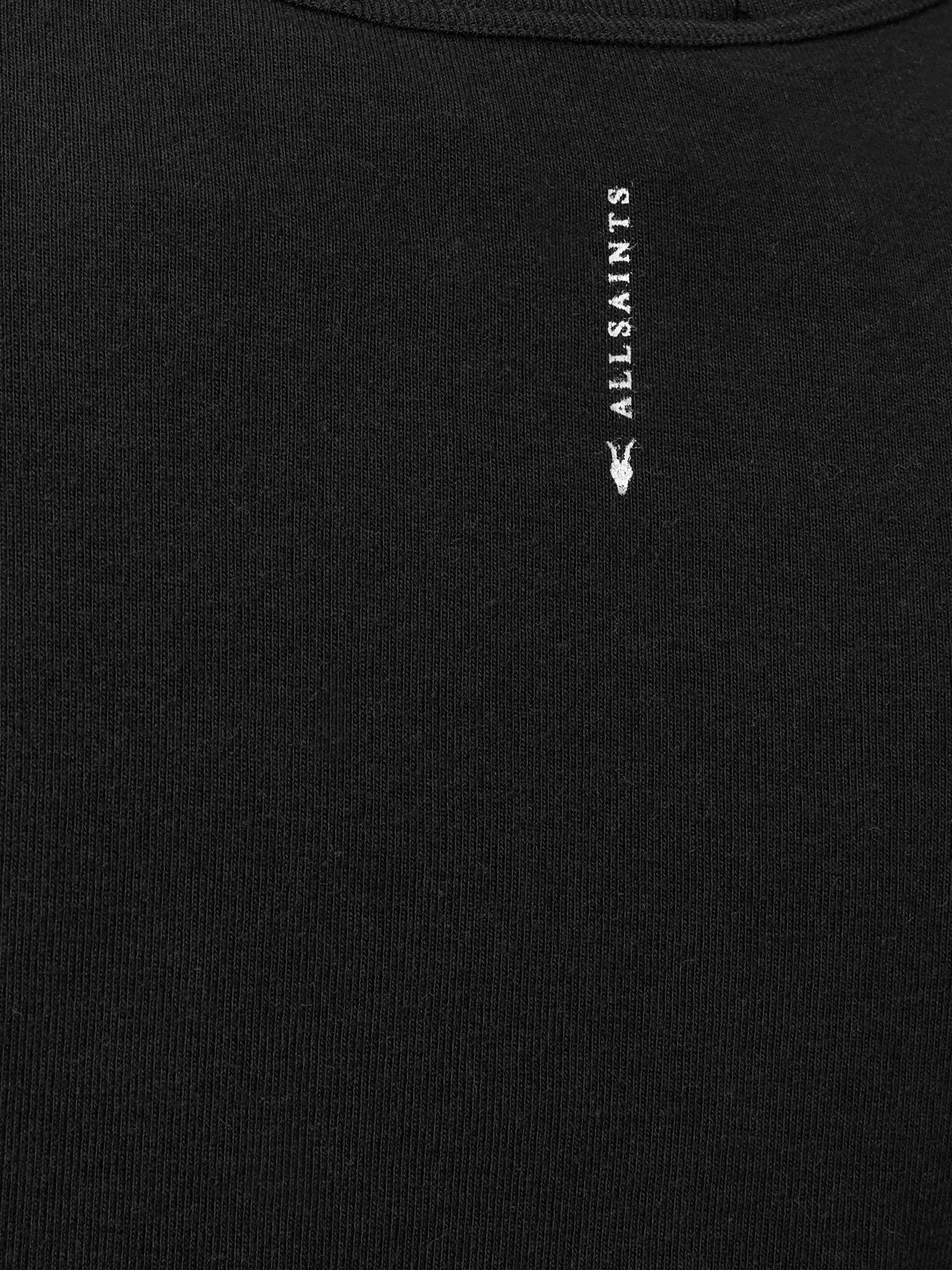 Product image 8 of 8, which shows AllSaints Stevie Pure Organic Cotton T-Shirt, Black, L