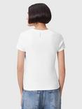 AllSaints Stevie Pure Organic Cotton T-Shirt, Optic White