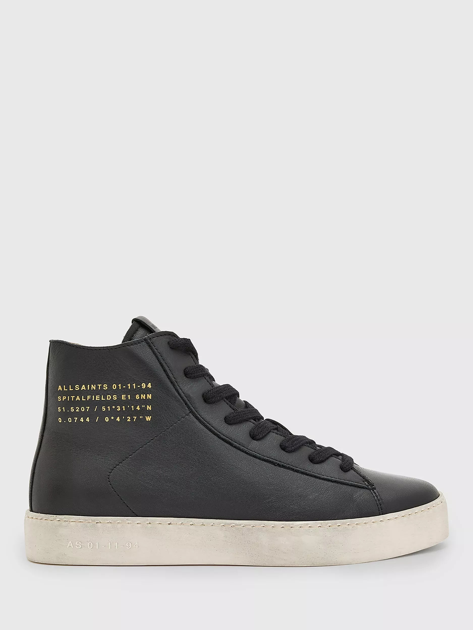 AllSaints Tana Leather Hi-Top Trainers