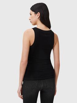 AllSaints Rina Ribbed Tank Top - view 2, Black