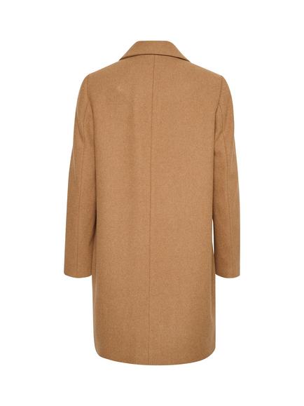 Part Two Leanette Single Breasted Wool Blend Coat - view 2, Camel