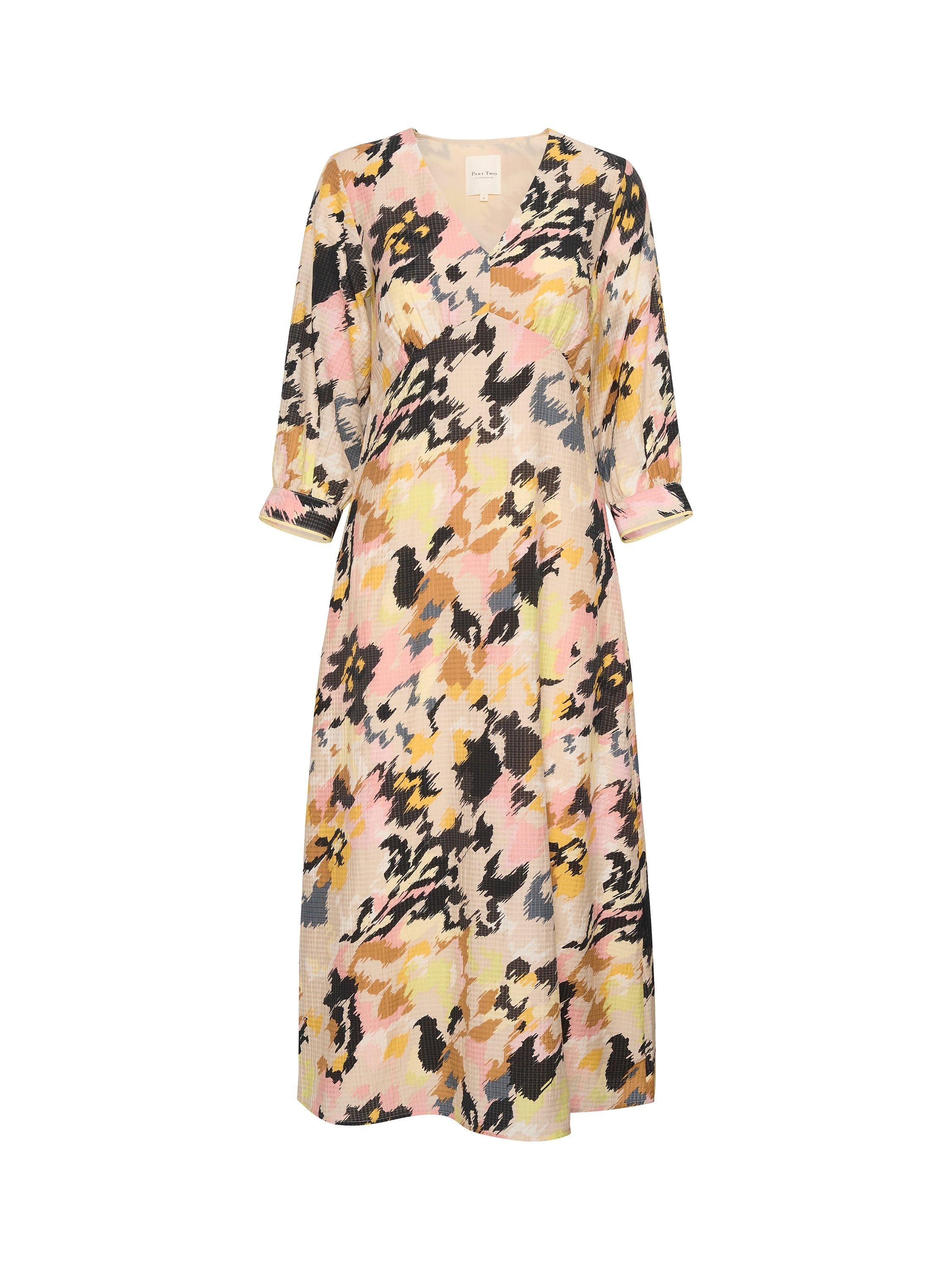 Product image 3 of 4, which shows Part Two Jolande Midi Dress, Multi, 16