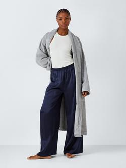 John Lewis Egyptian Cotton Unisex Bath Robe, Dove Grey